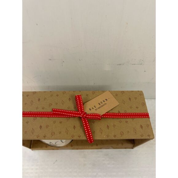 Rae Dunn Peace ceramic coffee mug and Christmas ornament new - Picture 3 of 4